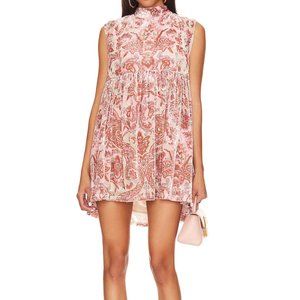 Free People Dress - All the Time Velvet Mini Dress XS